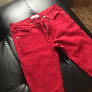 Red Pairs Blues Jeans